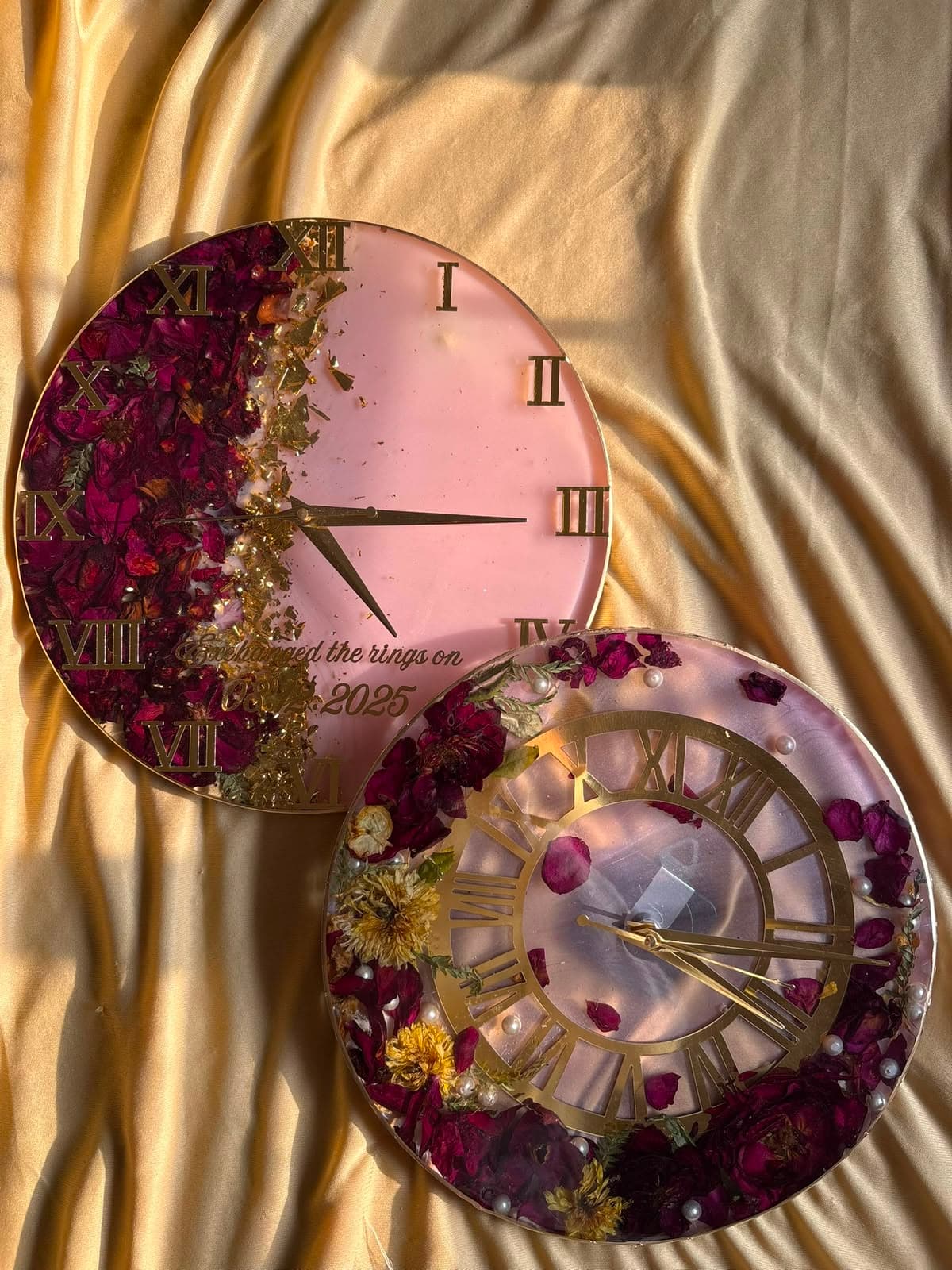 Eternal Time Floral Wall Clock - Studio Masterpiece