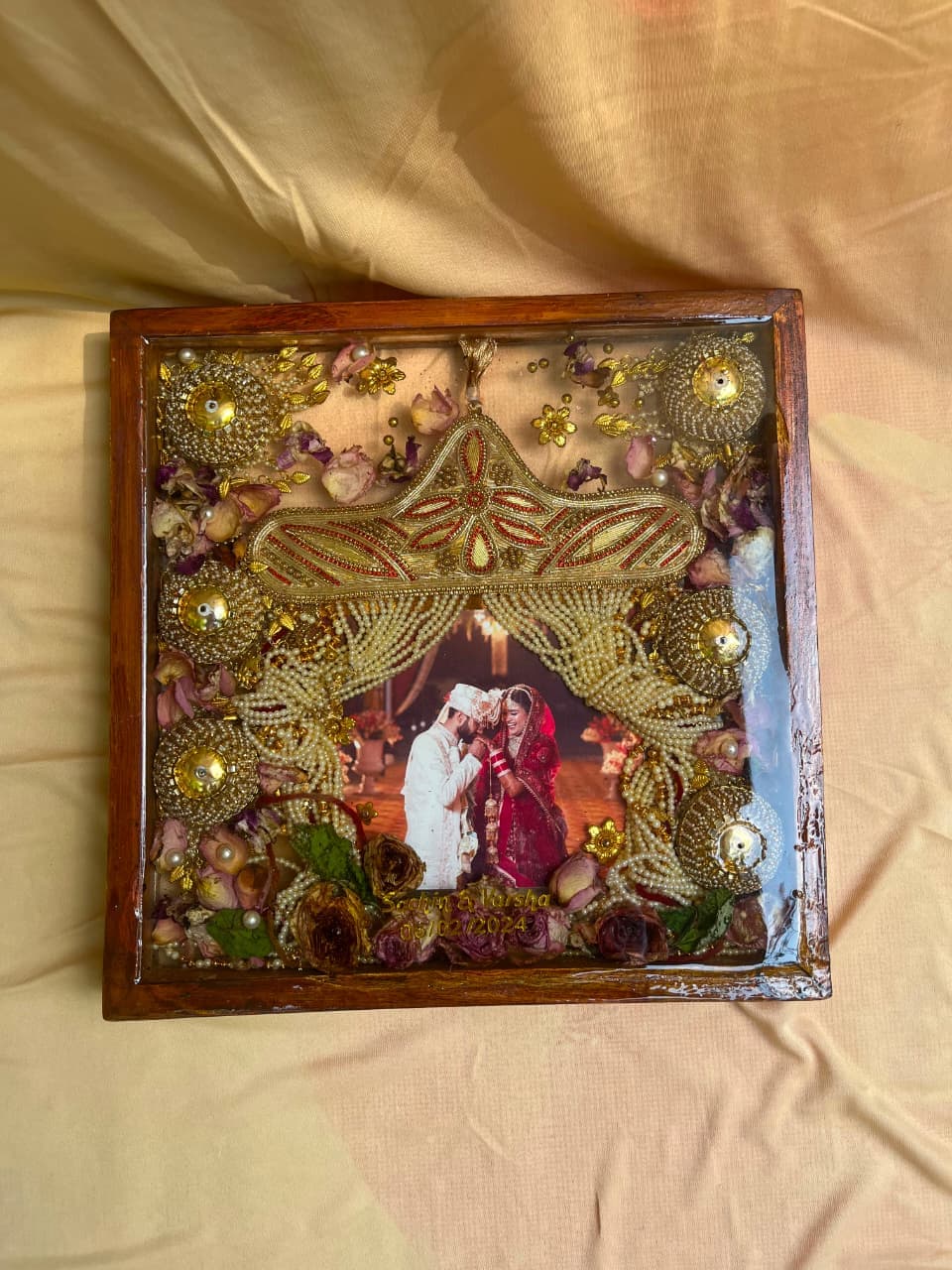 Masterpiece Archival Wedding Varmala Preservation Frame