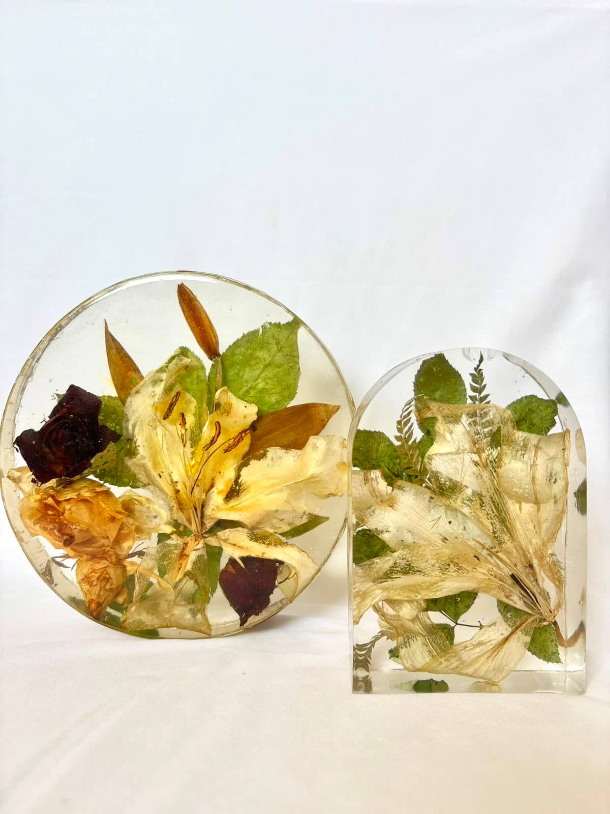 Botanical Resin Block Keepsake